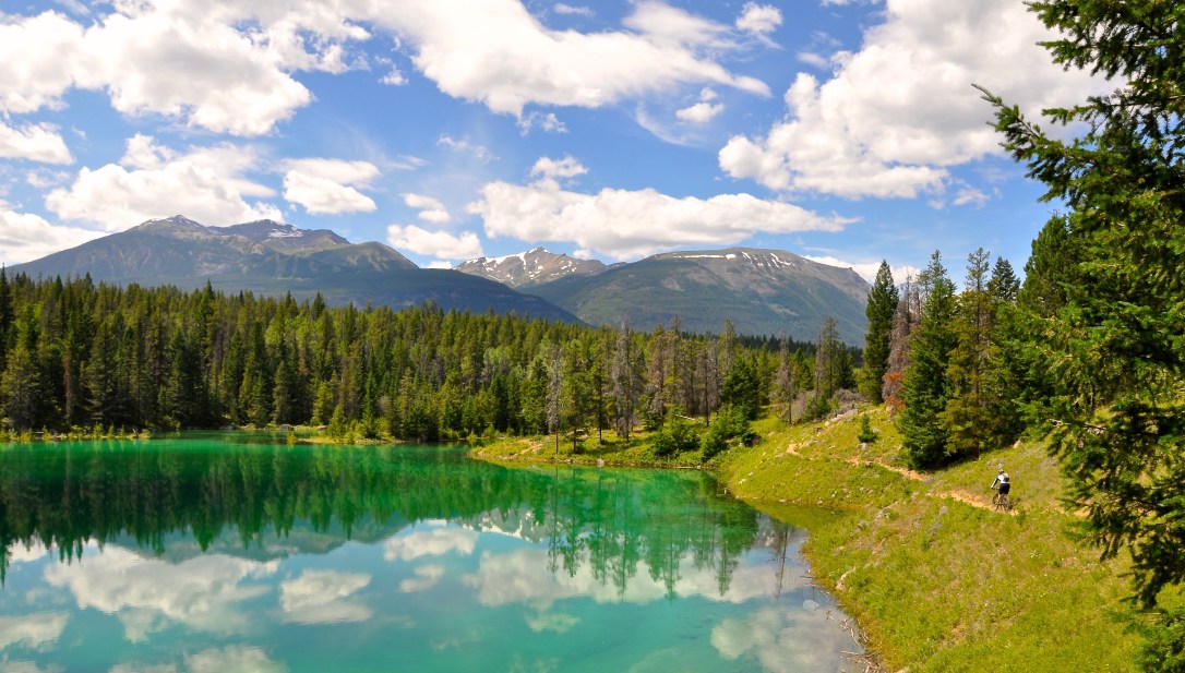 Biking near Jasper
