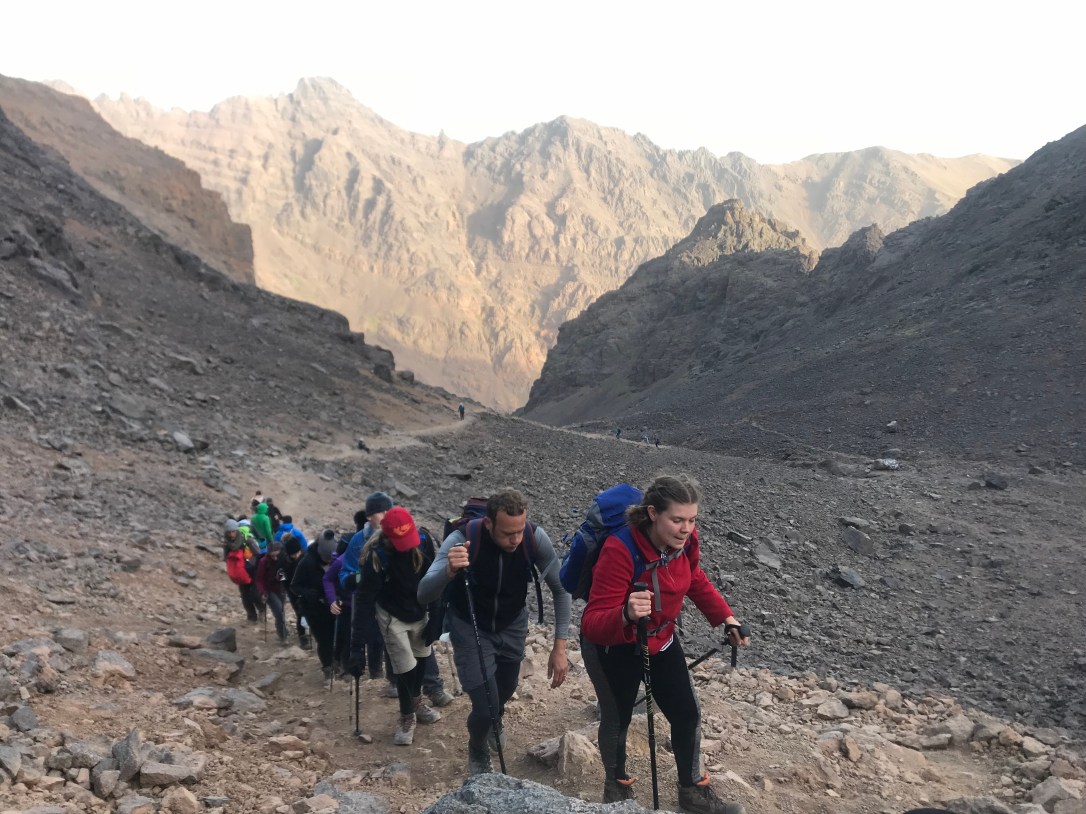 Toubkal - summit bid 1